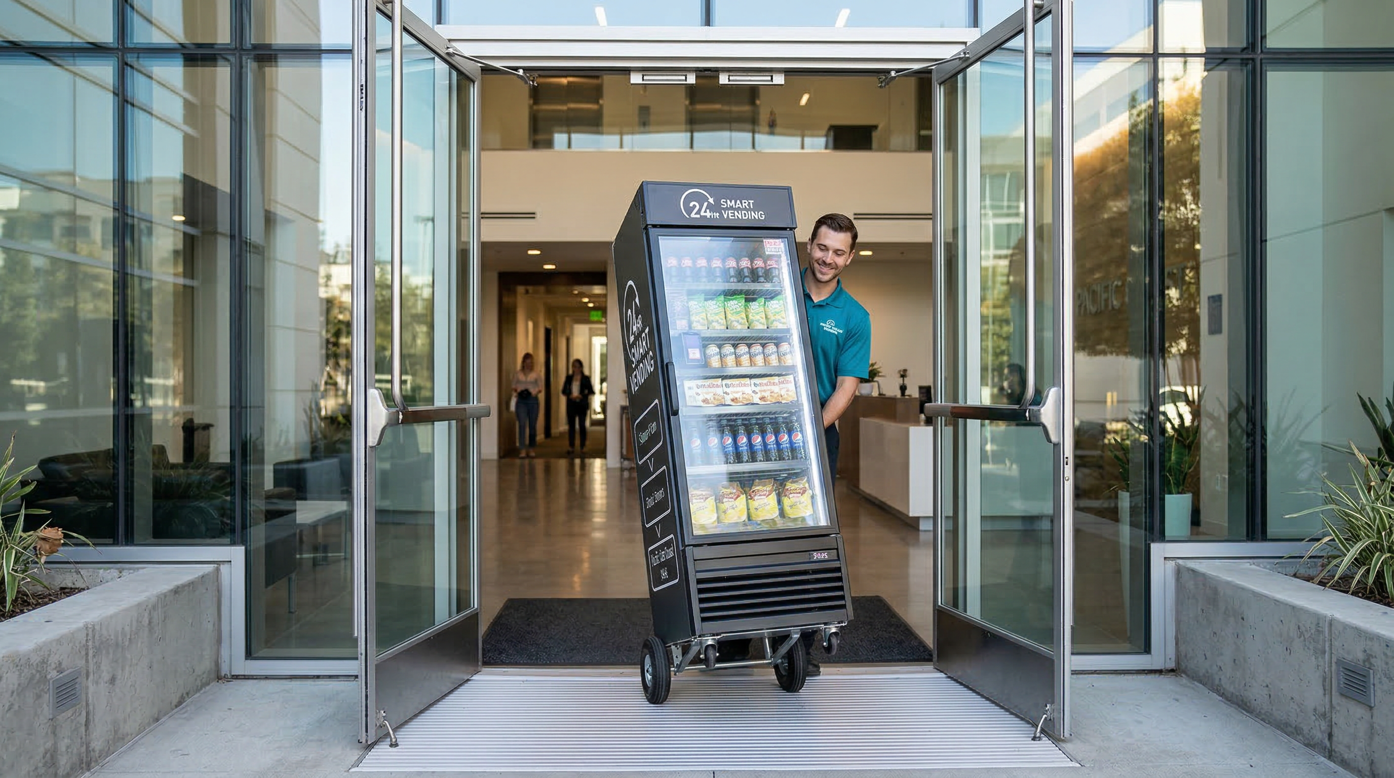 Pacific Coast Vending technician